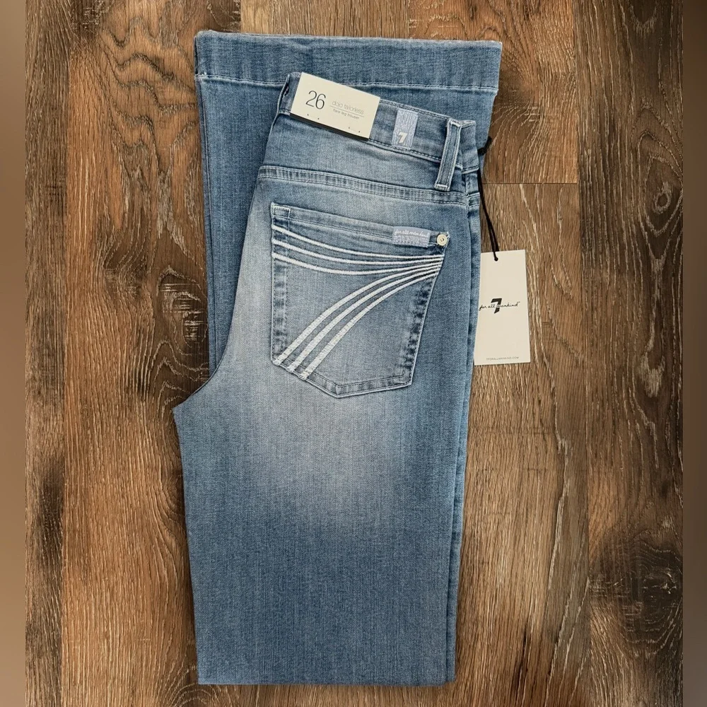 NWT 7 For All Mankind Tailorless Dojo Jeans 7FAMK - Picture 3 of 6